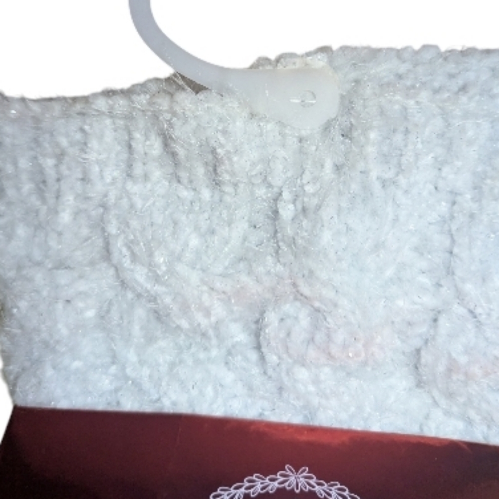 Juicy Couture Neck Warmer One Size White Silver - Picture 7 of 7
